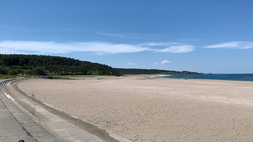 A view of Shirahama Beach