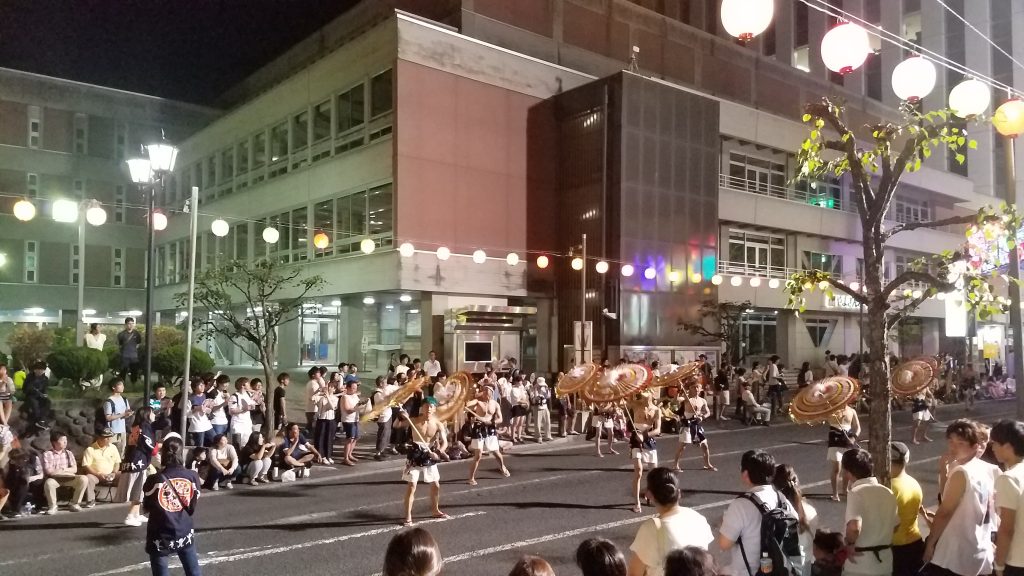 Dancers at the Hanagasa festival in Yamagata. Photo: Edward Portillo