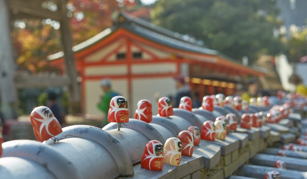 Daruma dolls at Katsuoji temple Photo: Dermot Ryan