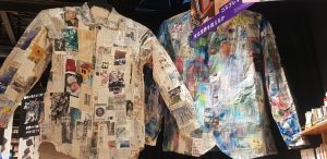 Shirts sculpted out of 2020 world news photos