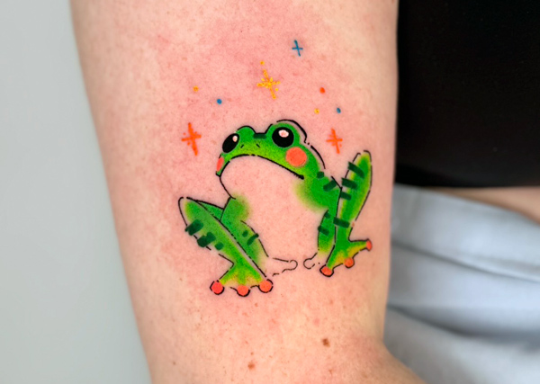 Bai Frog Tattoo